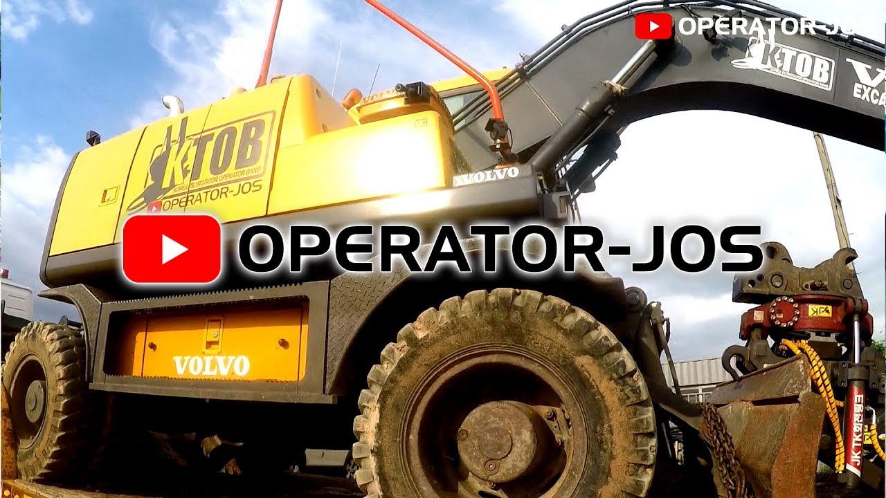 OPERATOR-JOS / video clip (volvo 145B / jk-tiltrotator / dynaset / leica-geosystem )
