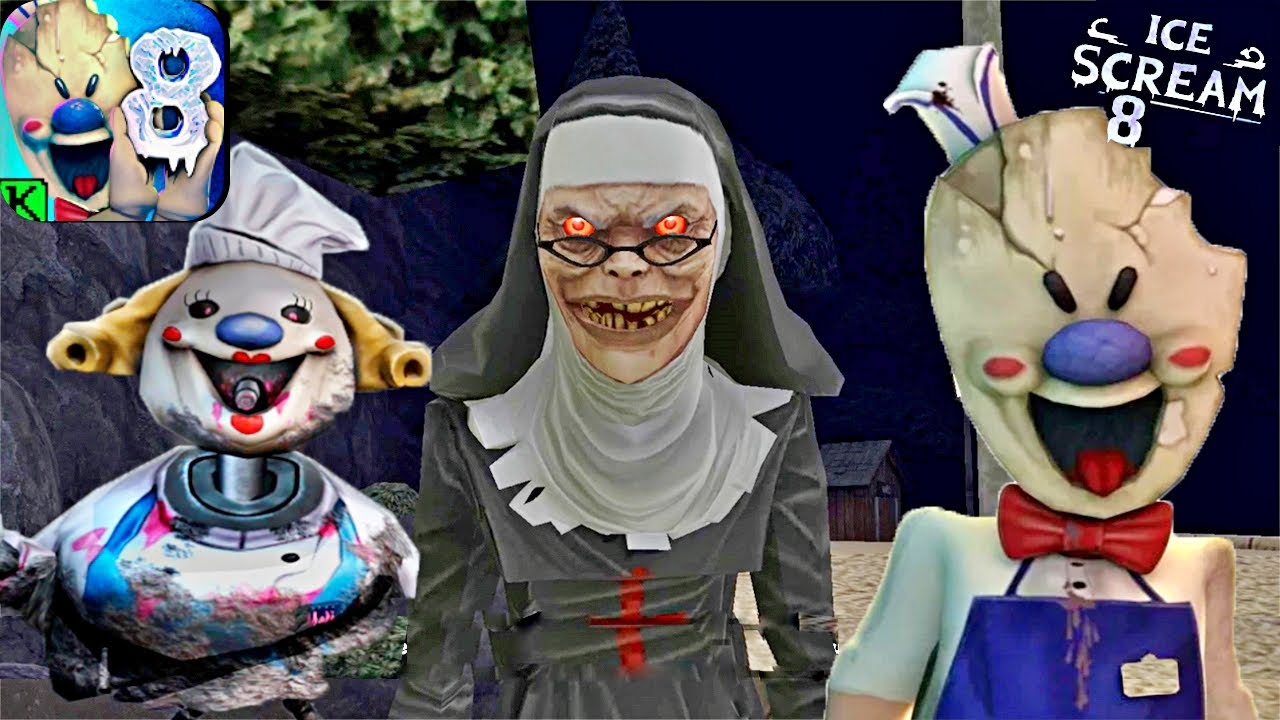 Ice Scream 8 | Прохождение игры, часть 1, MUSEUM GENERATOR HD