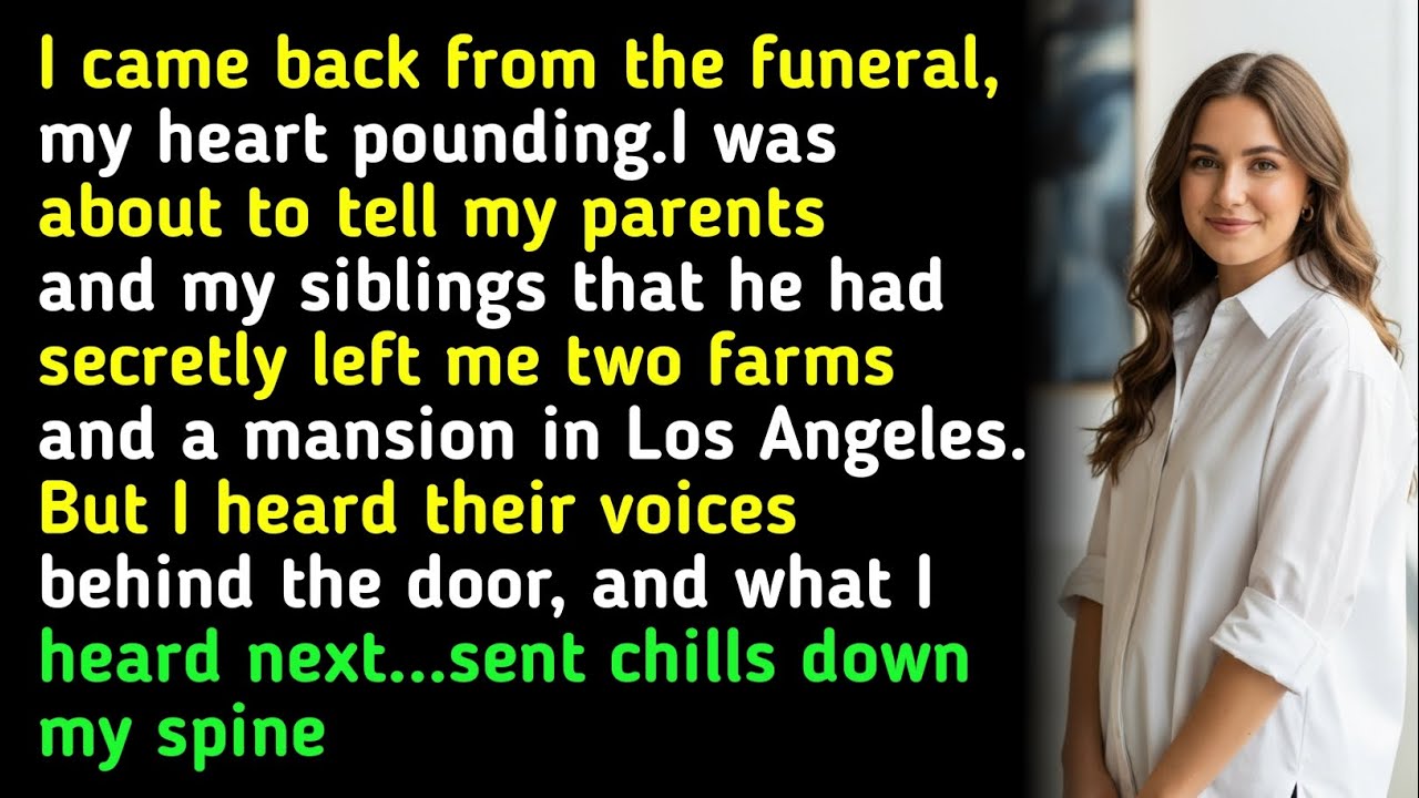 I came back from the funeral, my heart pounding.I was about to tell my parents and my siblings th...