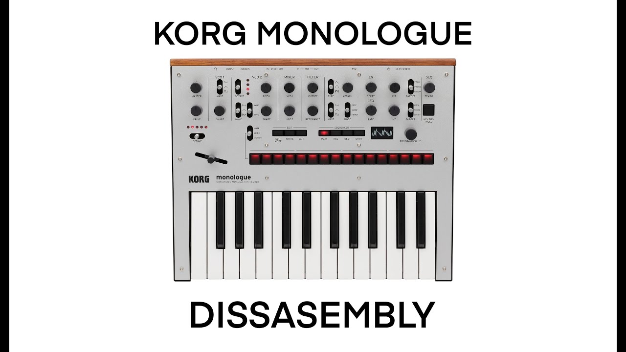 Korg Monologue Dissasembly