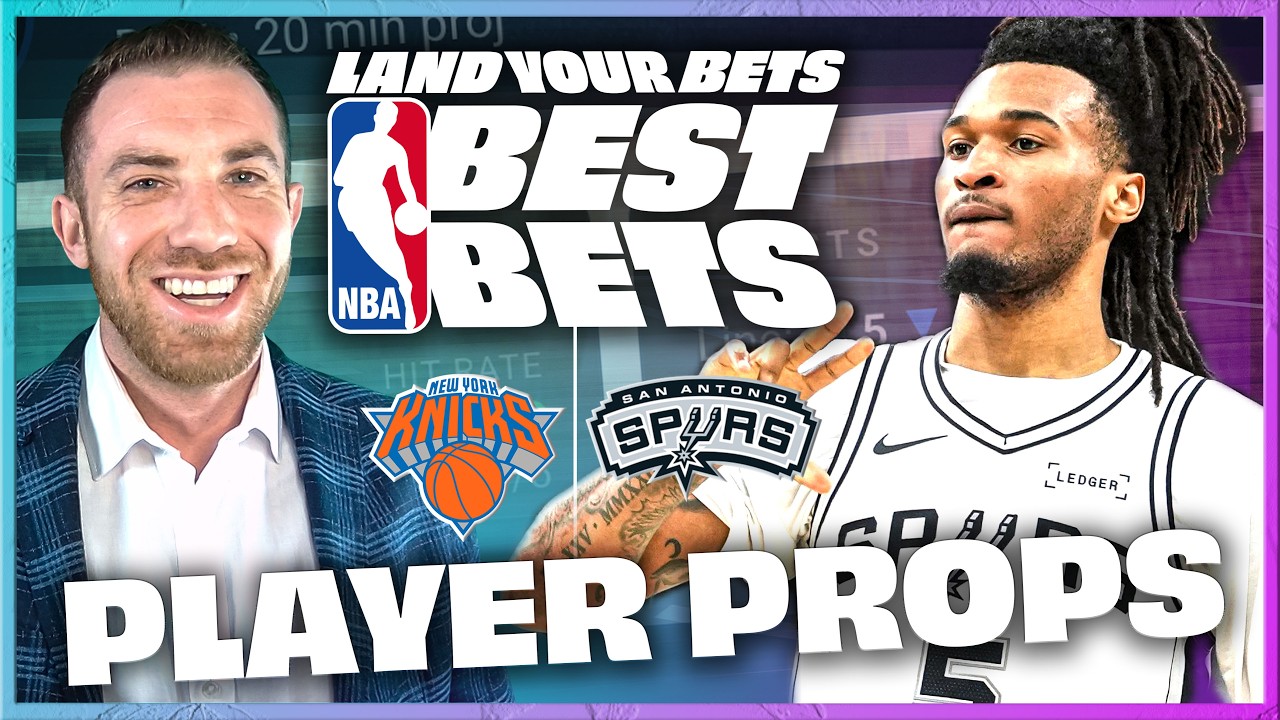 3-я игра финала НБА 🏆 Knicks против Spurs: лучшие ставки на показатели игроков, понедельник, 8 ию...