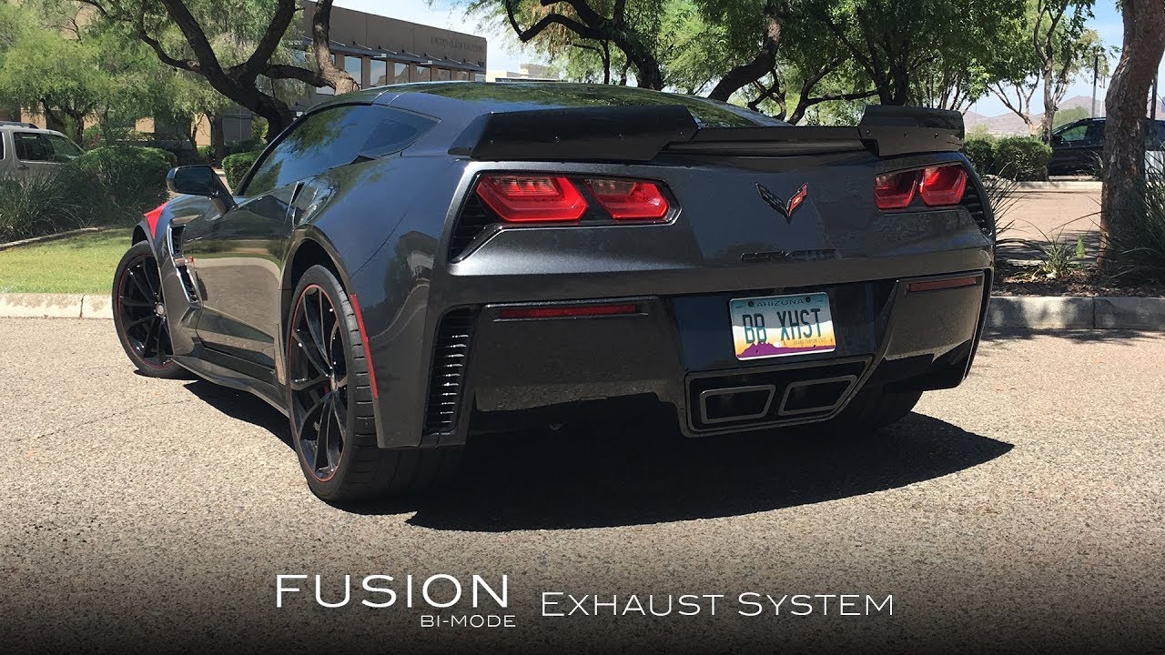 2017 C7-R Corvette Grand Sport featuring FUSION Billy Boat Exhaust w/Speedway Tips