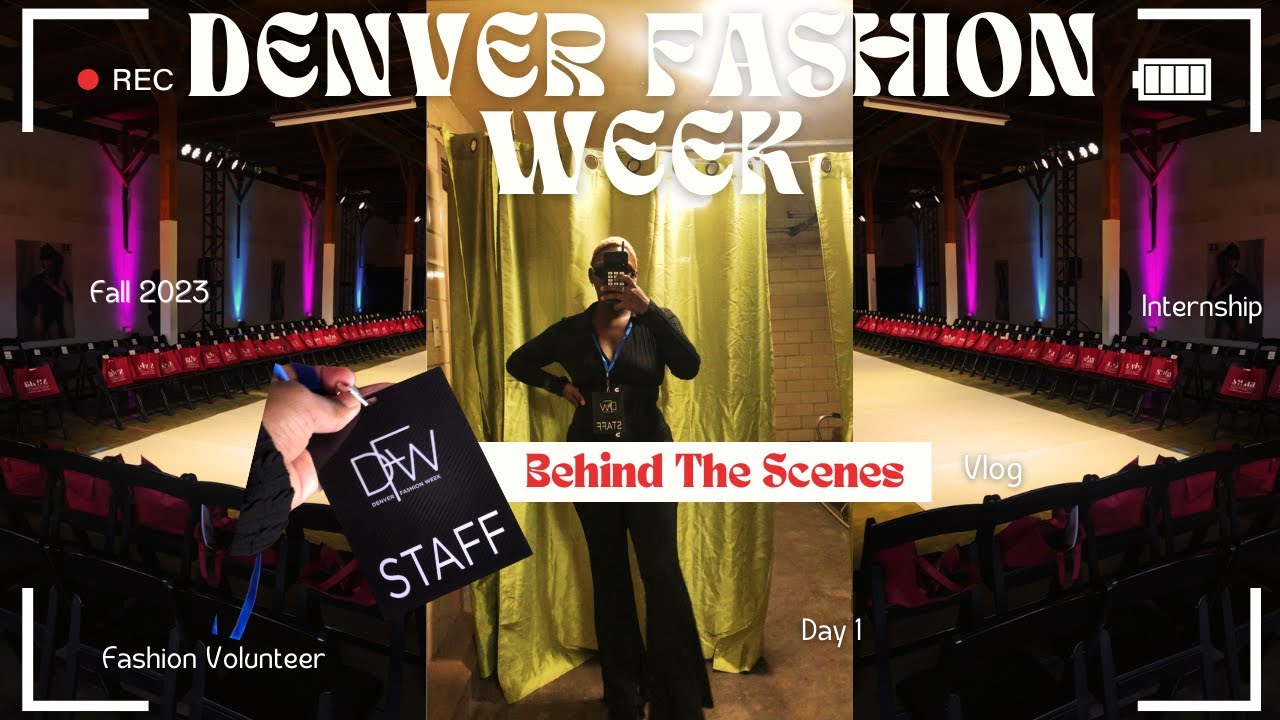 DAY 1 AS A FASHION VOLUNTEER || Denver Fashion Week Vlog