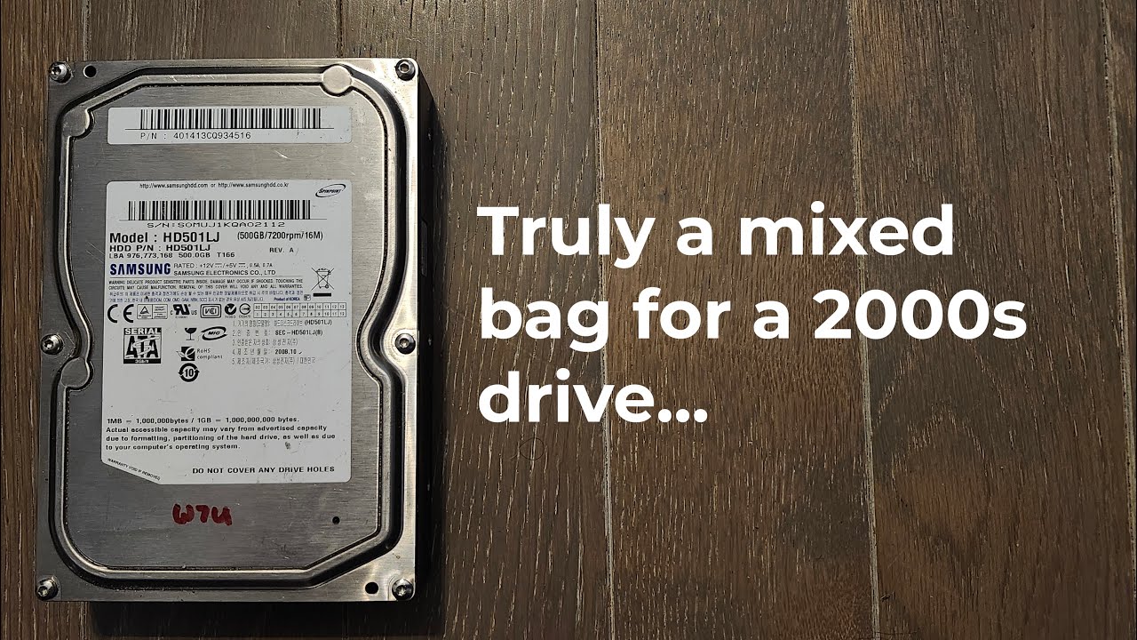 Hard Drive Sounds: Samsung SpinPoint T166 HD501LJ
