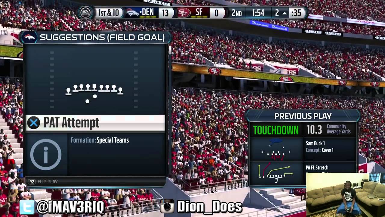 Madden 15 Full Game: Denver Broncos Playbook | Madden Mastermind | iMAV3RIQ