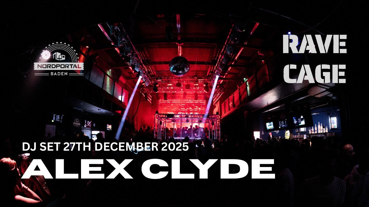 ALEX CLYDE - Rave Cage @ Nordportal Baden | Live DJ Set (Hard Techno)