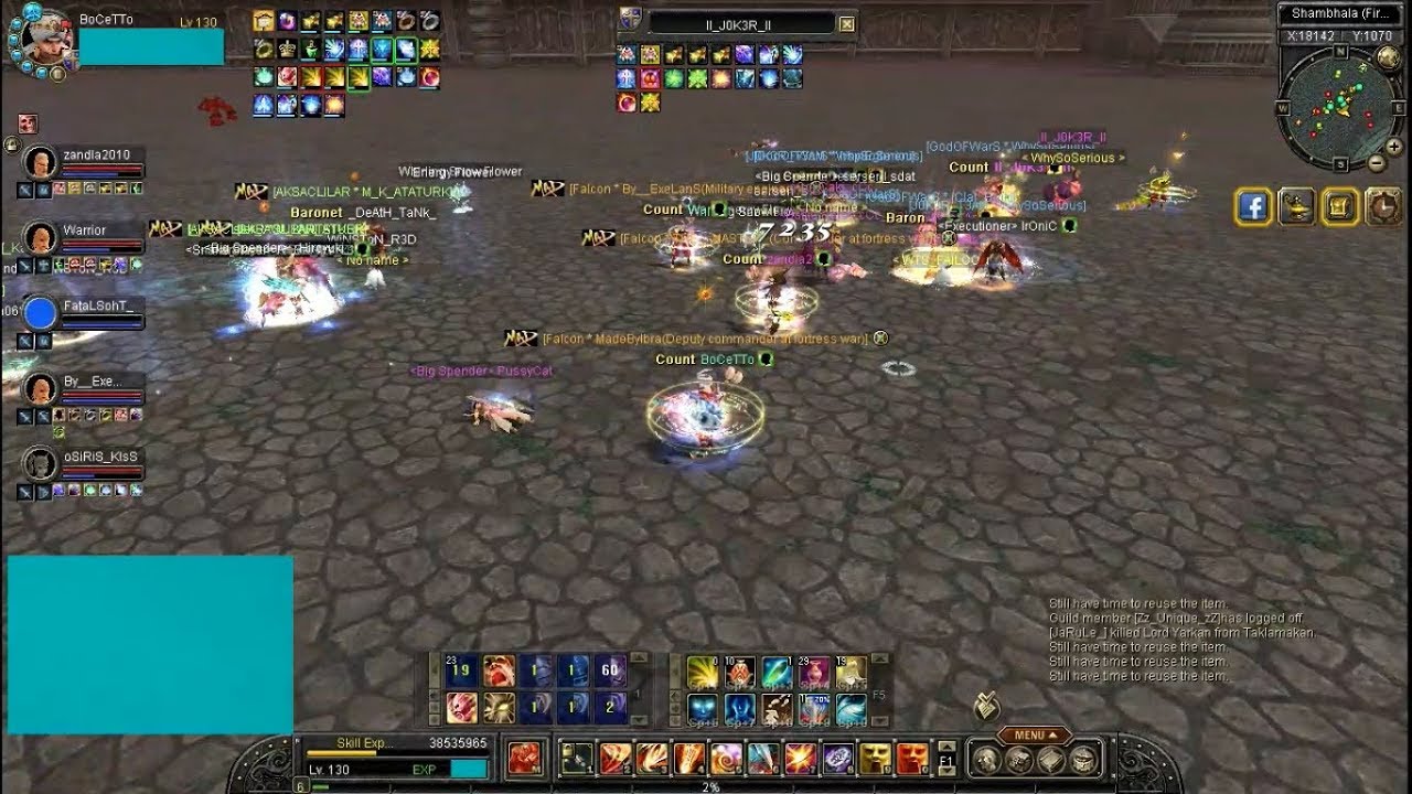 Silkroad Online - 140 Plv Spam & Jop War [ Falcon ]