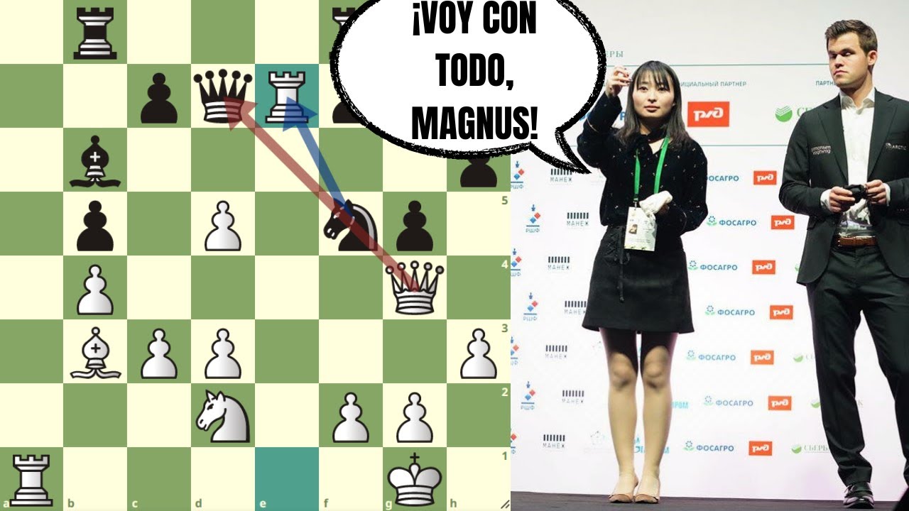 💥 CAMPEÓN MUNDIAL versus CAMPEONA MUNDIAL: Carlsen vs Ju Wenjun (Charity Cup, 2022)