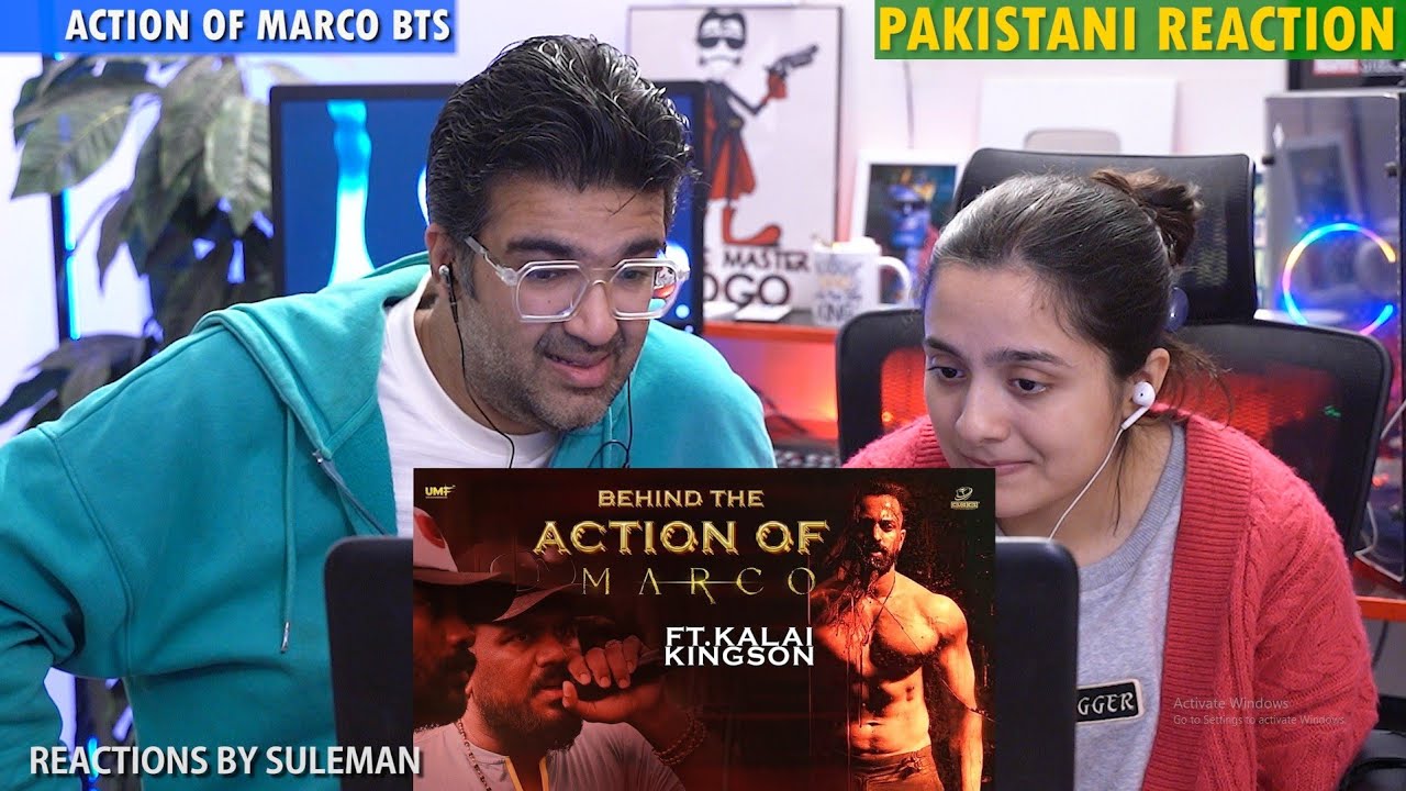 Pakistan Couple Reacts To Marco Action Making With Action Maestro Kalai Kingson | Unni Mukundan