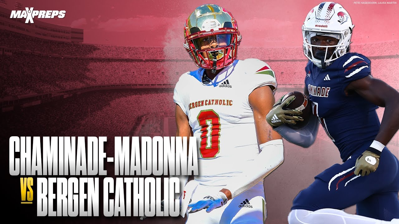 🔥🔥 #1 WR JEREMIAH SMITH & CHAMINADE-MADONNA DOMINATE BERGEN CATHOLIC 🔥🔥