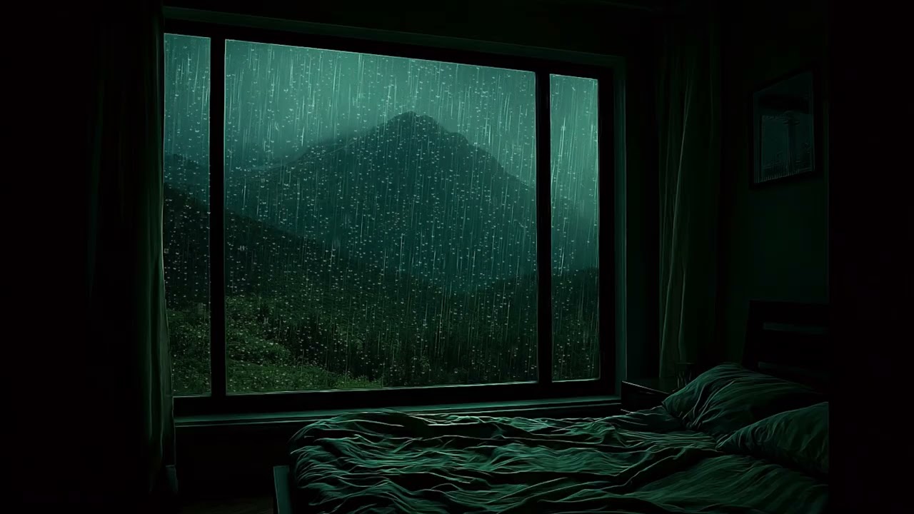 This Sound Stops Overthinking in 3 Minutes 🌧️ Rainy Night Calm
