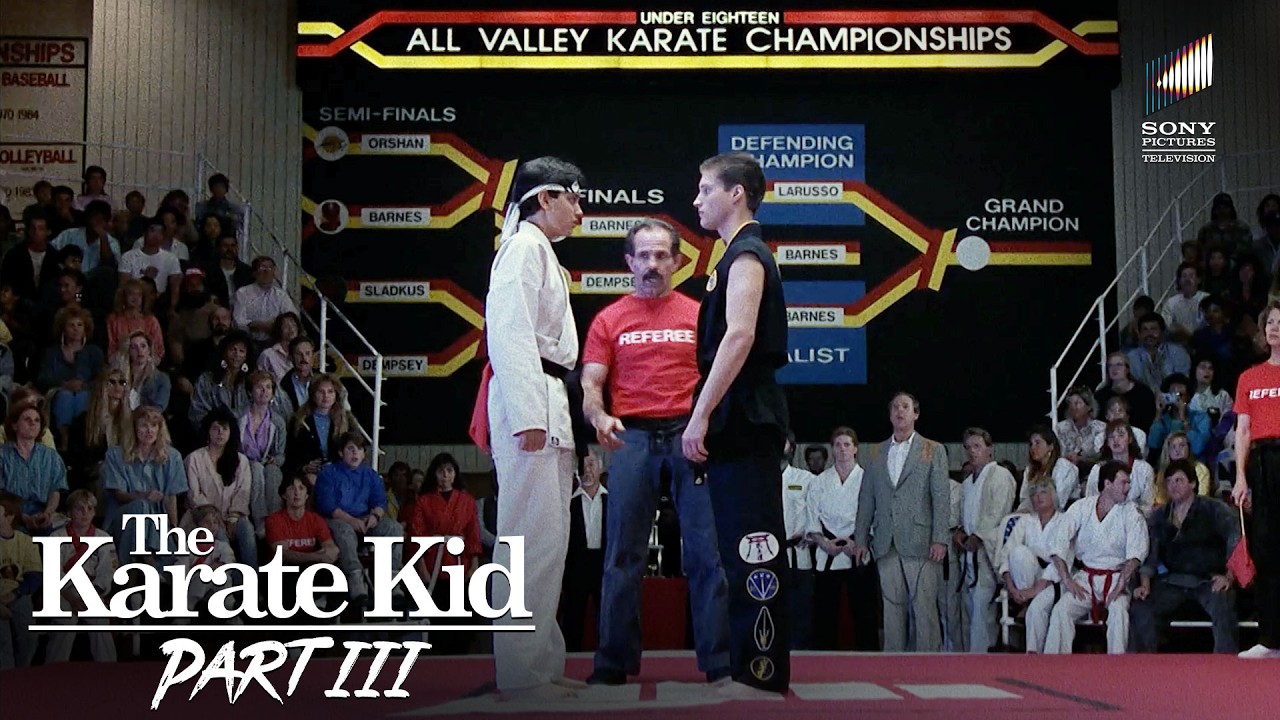 Daniel Performs the Kata and Defeats Barnes! | The Karate Kid Part 3 (1989)