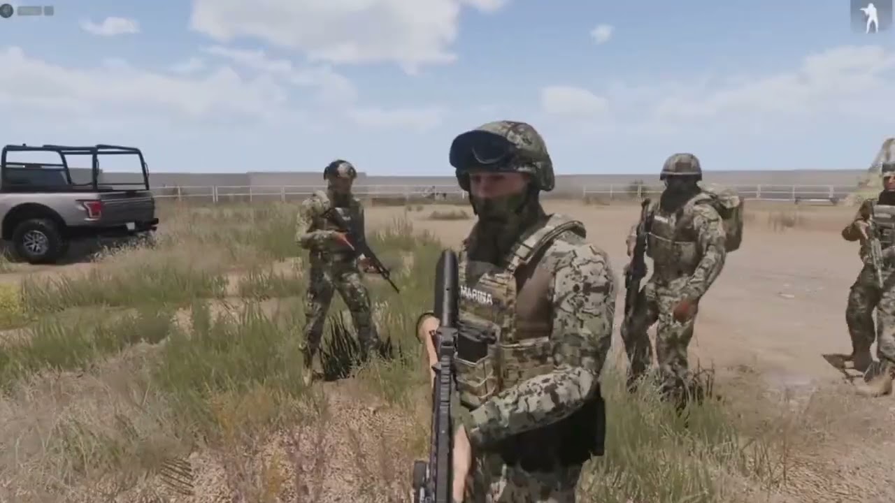 ARMA 3 MEXICO INFANTERIA DE MARINA LIMPIANDO LA PLAZA | ARMA3 | CLAN QUATZAL |