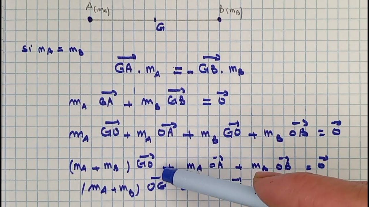 La relation barycentrique 