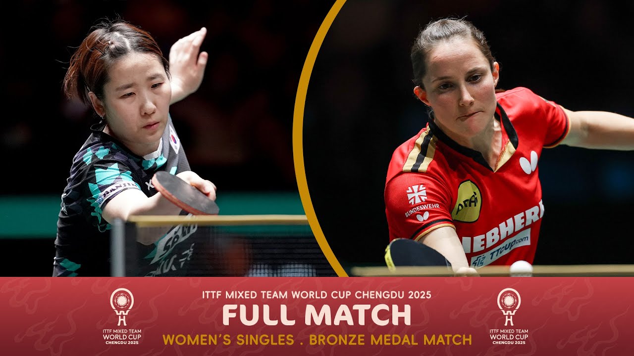 FULL MATCH | Lee Eunhye vs Sabine Winter | Bronze Medal Match - ITTF Mixed Team World Cup 2025