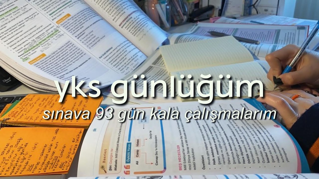 Sınava son 93 gün kala çalışmalarım, yeni kaynaklarım