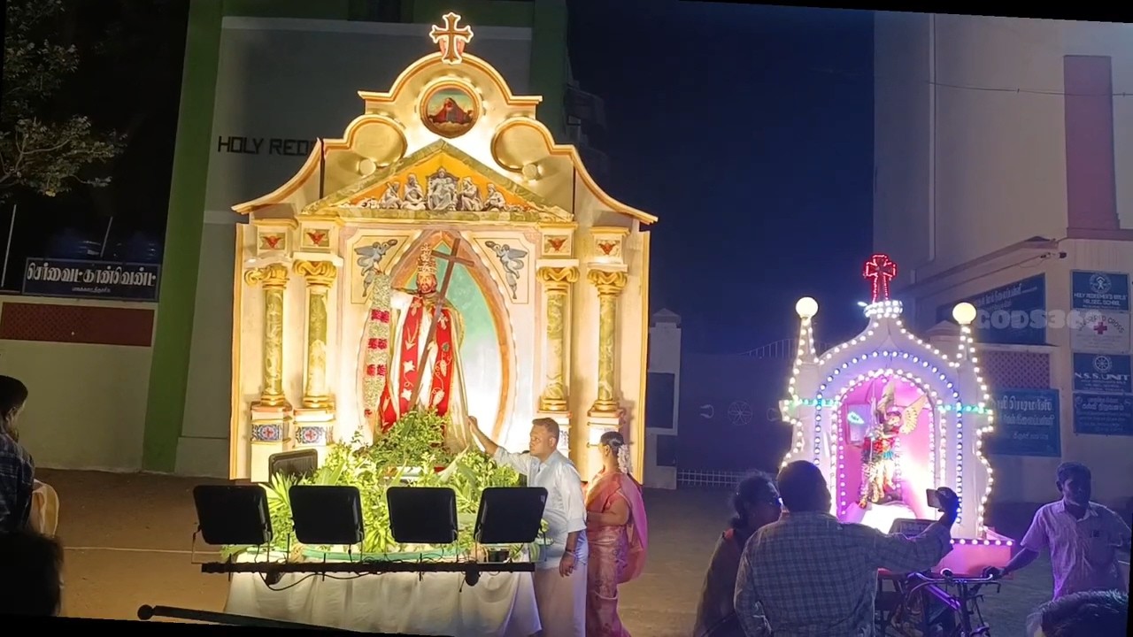 | உலக மீட்பர் பசிலிக்கா (சகாய மாதா திருத்தலப் பேராலயம்) | தேர்பவனி | பாலக்கரை | திருச்சி |