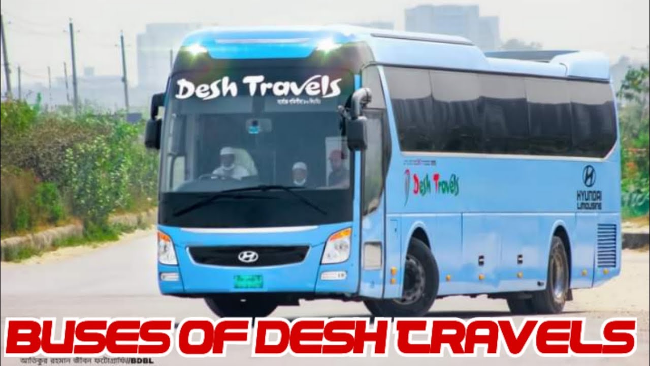 Buses of Desh Travels.
