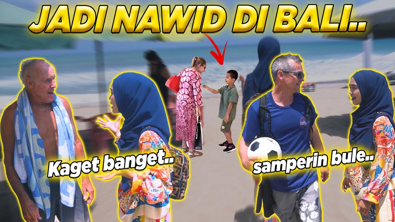 RICIS JADI NAWID DI BALI.. Samperin Bule Random!!! Deg-Degan!