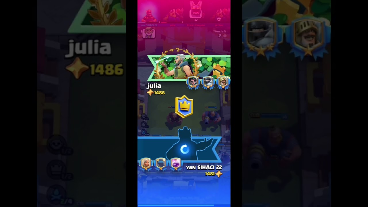 🫡 1+ hour of merge tactics gameplay in clash royale