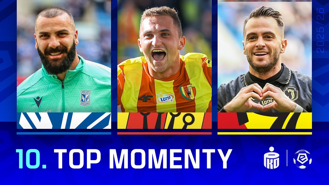 Wszystkie gole 10. kolejki | TOP MOMENTY | Ekstraklasa 2025/26