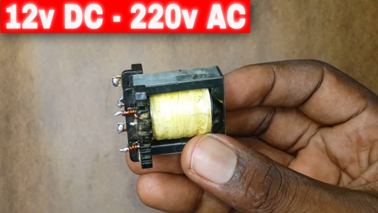 ADIEU GROS TRANSFO ! ⚡️ Fabriquer un Convertisseur 12V-220V Compact avec Transformateur Chopper