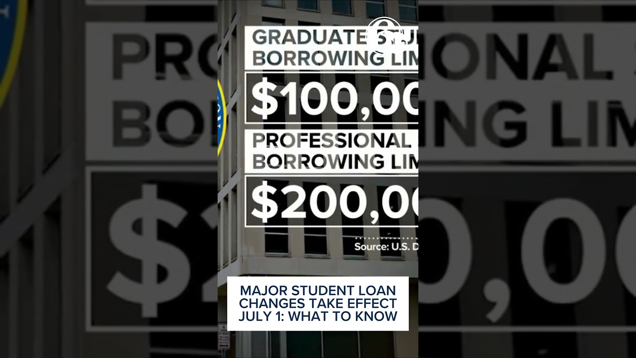 Major student loan changes take effect July 1: What to know