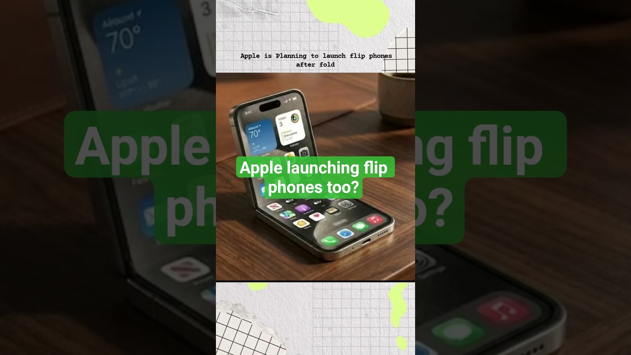Apple is launching Flips phones after fold!😦