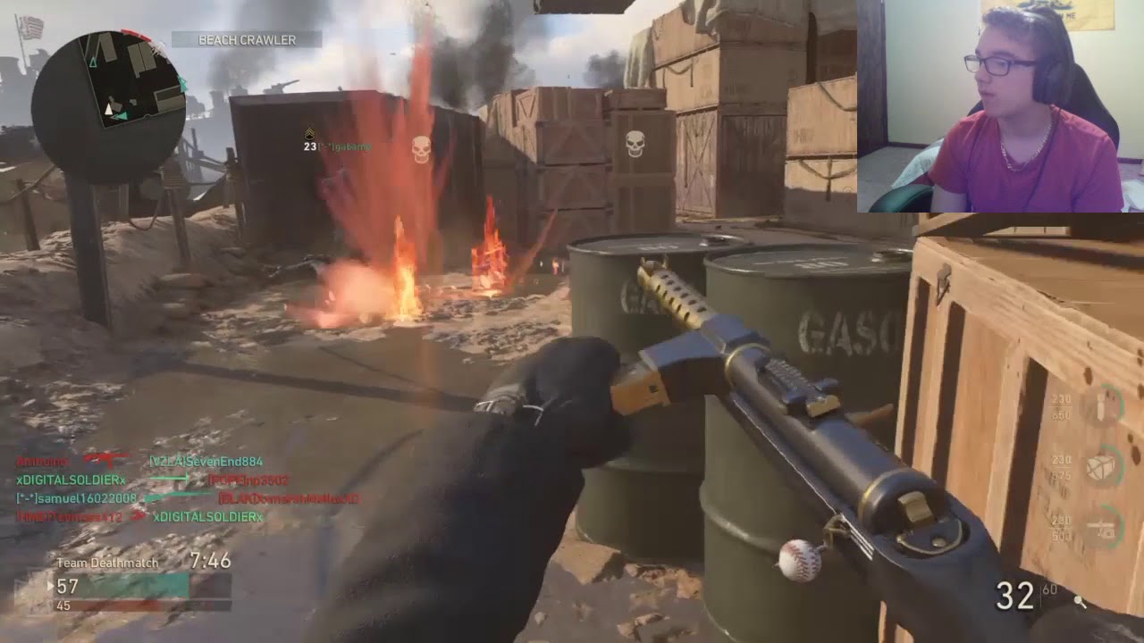 COD WW2 HEROIC WAFFE 28 TRIGGER HAPPY 2 (WAFFE 28 TRIGGER HAPPY 2 GAMEPLAY)