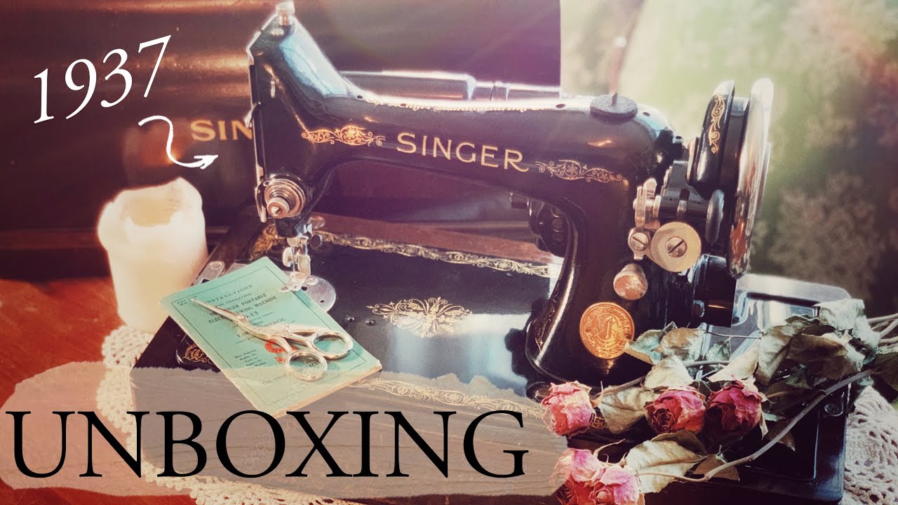 I Bought My First Antique Sewing Machine | Unboxing Singer 99-13