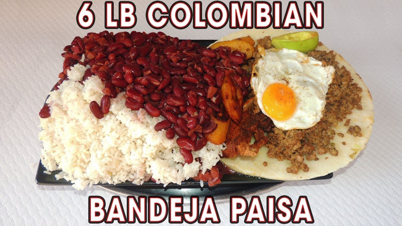 COLOMBIAN BANDEJA PAISA FOOD CHALLENGE!!