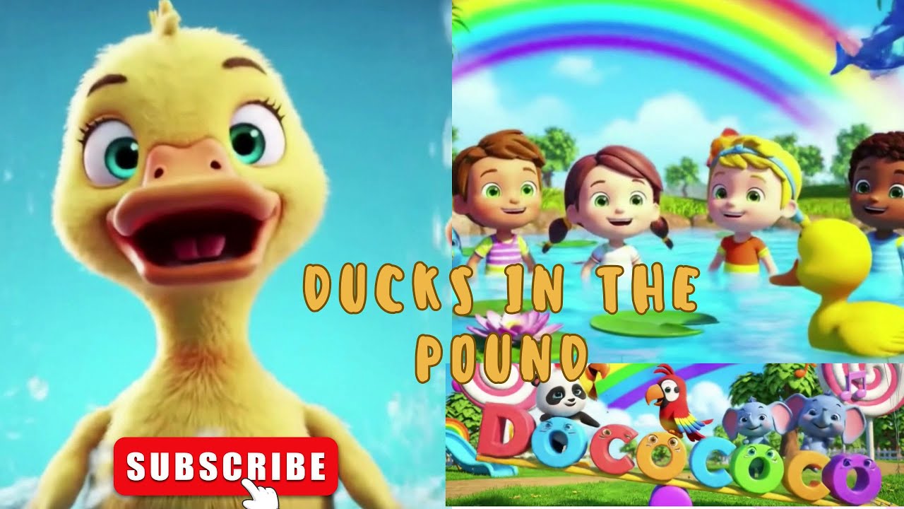 Ducks in the pond | Docococo Nursery Rhymes & Kids Songs