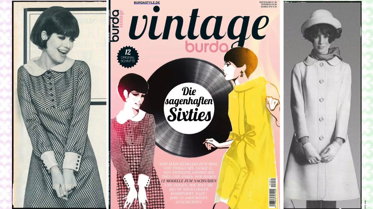Burda Vintage the 60's l Sewing magazine Flip Through