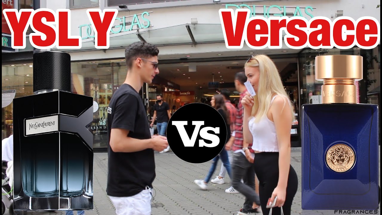 Yves Saint Laurent Y edp vs Versace Dylan Blue | fragrance test
