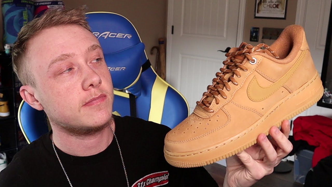 These are sooo FUEGO - Nike Air Force 1 Low Flax