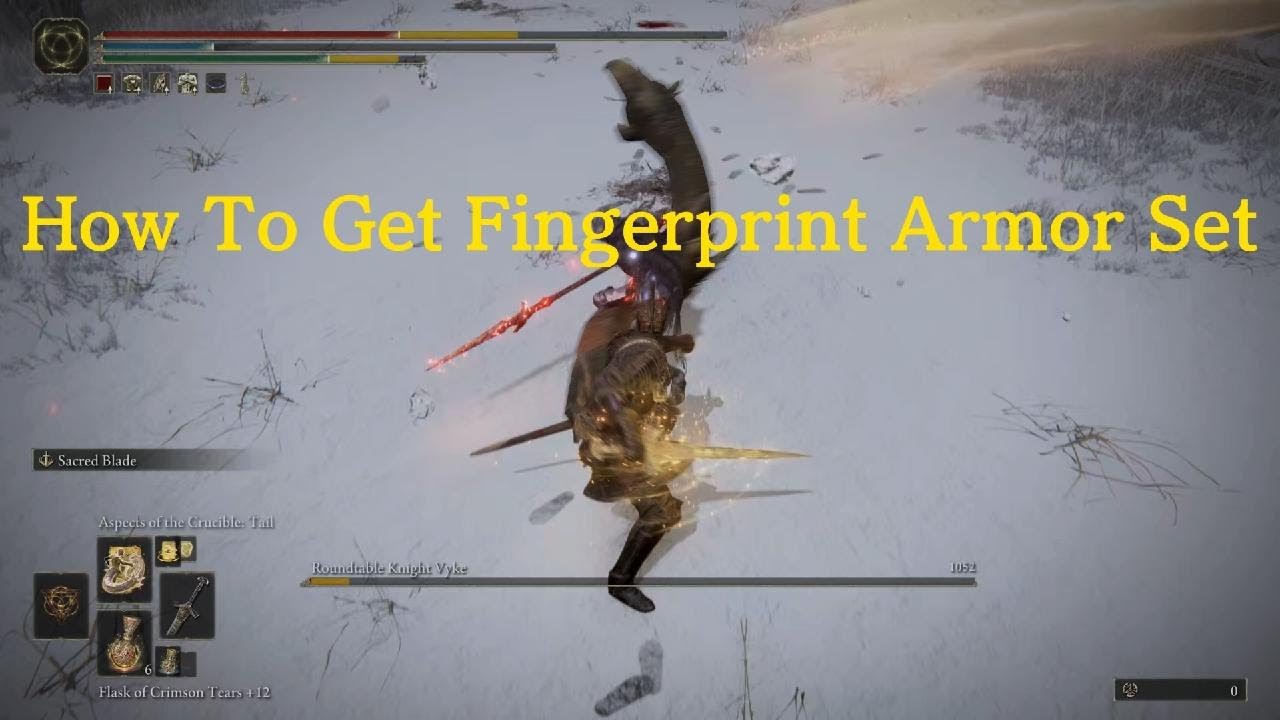 How To Get Fingerprint Armor Set|ELDEN RING
