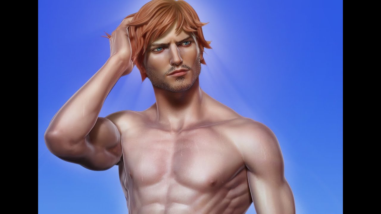 Beach Bro sculpt timelapse