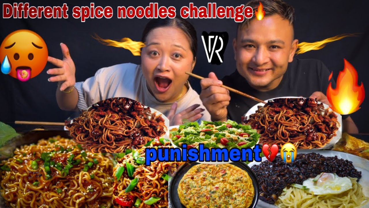 Different Spicy Noodles Challenge 🔥 | Couple VS Couple | Loser Gets Punishment