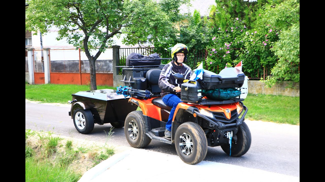 Quad utánfutó készítése, forgalombahelyezése, IFA HP401 alvázra.