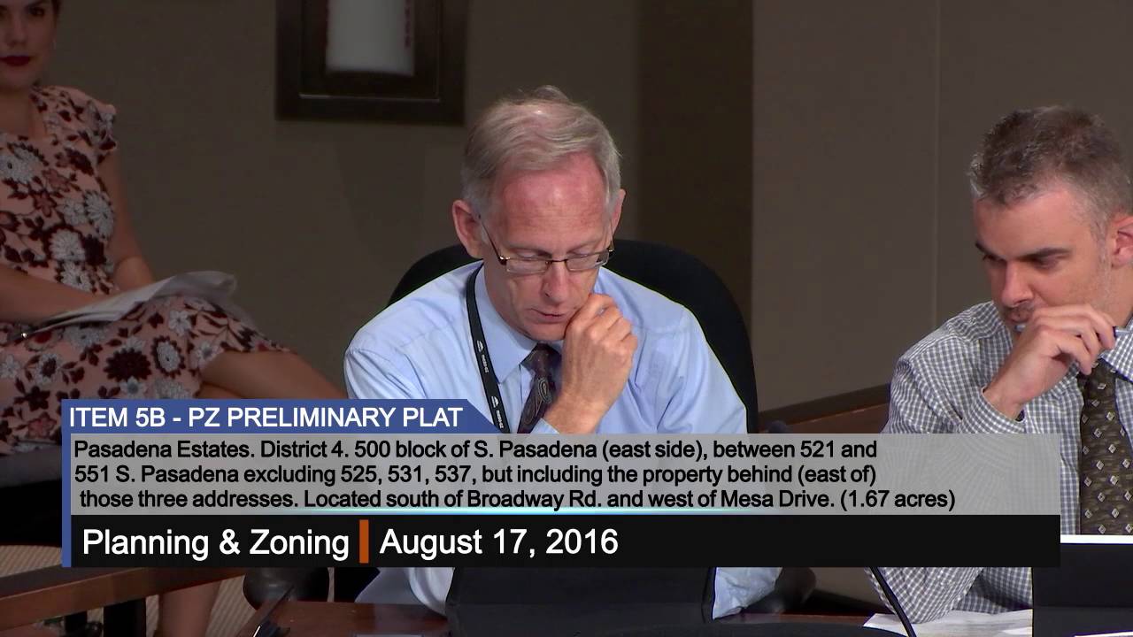 Planning & Zoning - 8/17/2016
