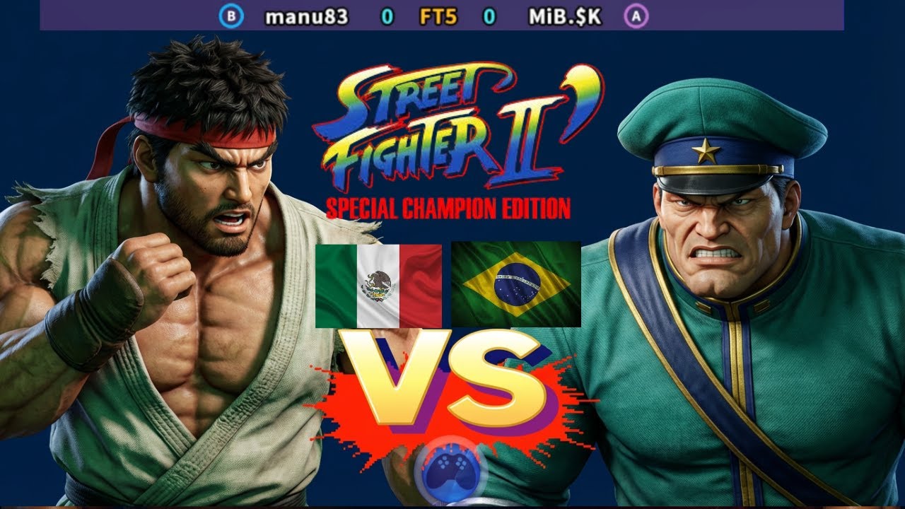 Street Fighter 2'CE manu83 vs MiB$K FT5