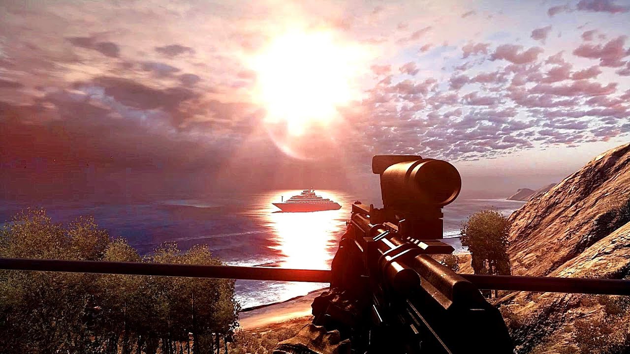 Зачистка виллы отрядом ГРУ на тяжёлой сложности. Ультра Реалистичный Battlefield 3