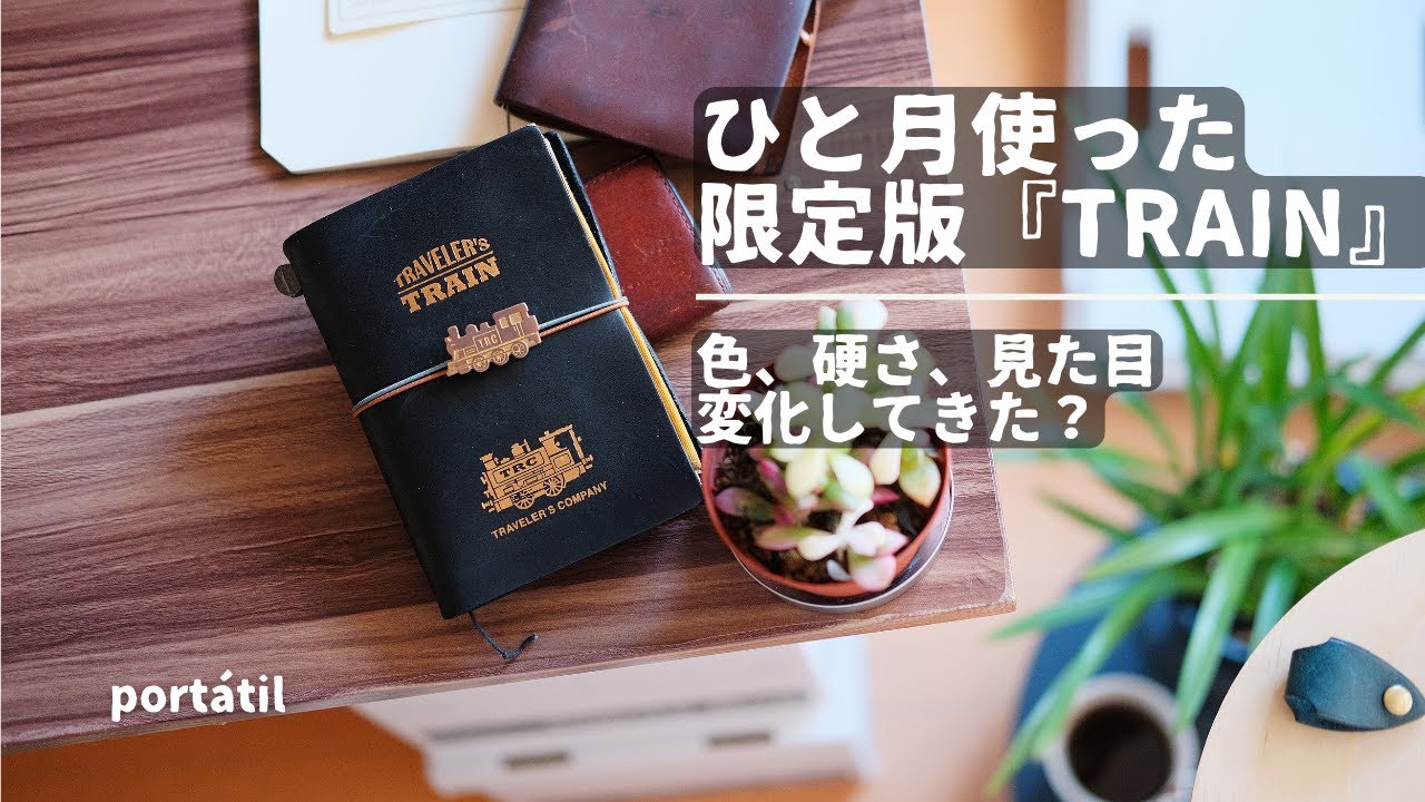 【使用感】- 4月に購入したトラベラーズノート「TRAIN」の変化を見てみました！
