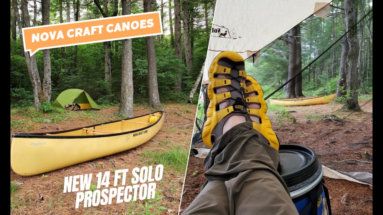 Nova Craft Canoe Co. New 14 Ft. Solo Prospector Review/Test Run