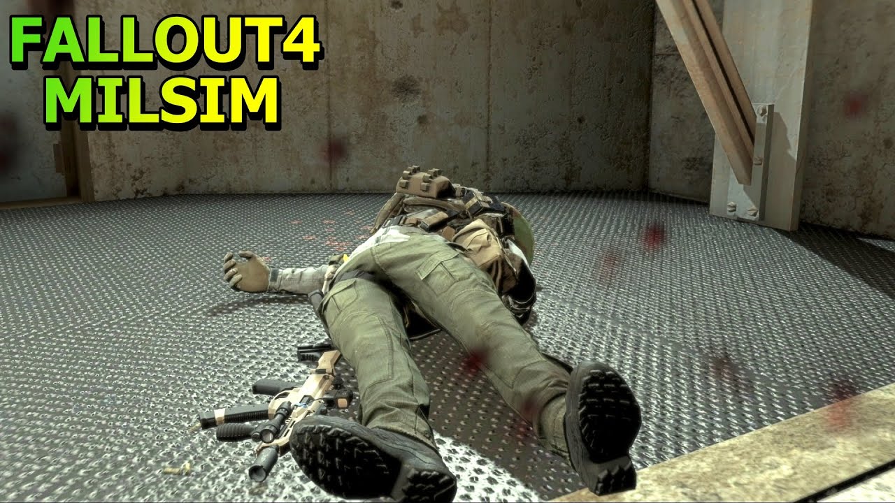 The hardest fight i ever had against the Raiders / Tactical Fallout 4 500+mods