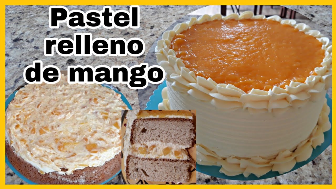 Pastel 3 Leches Relleno De Mango