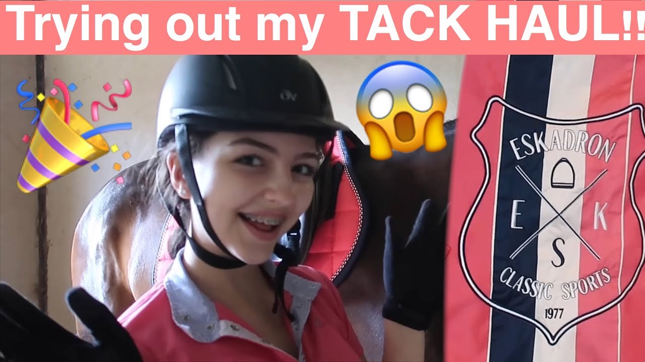 Testing my TACK HAUL!! (Barn Vlog)