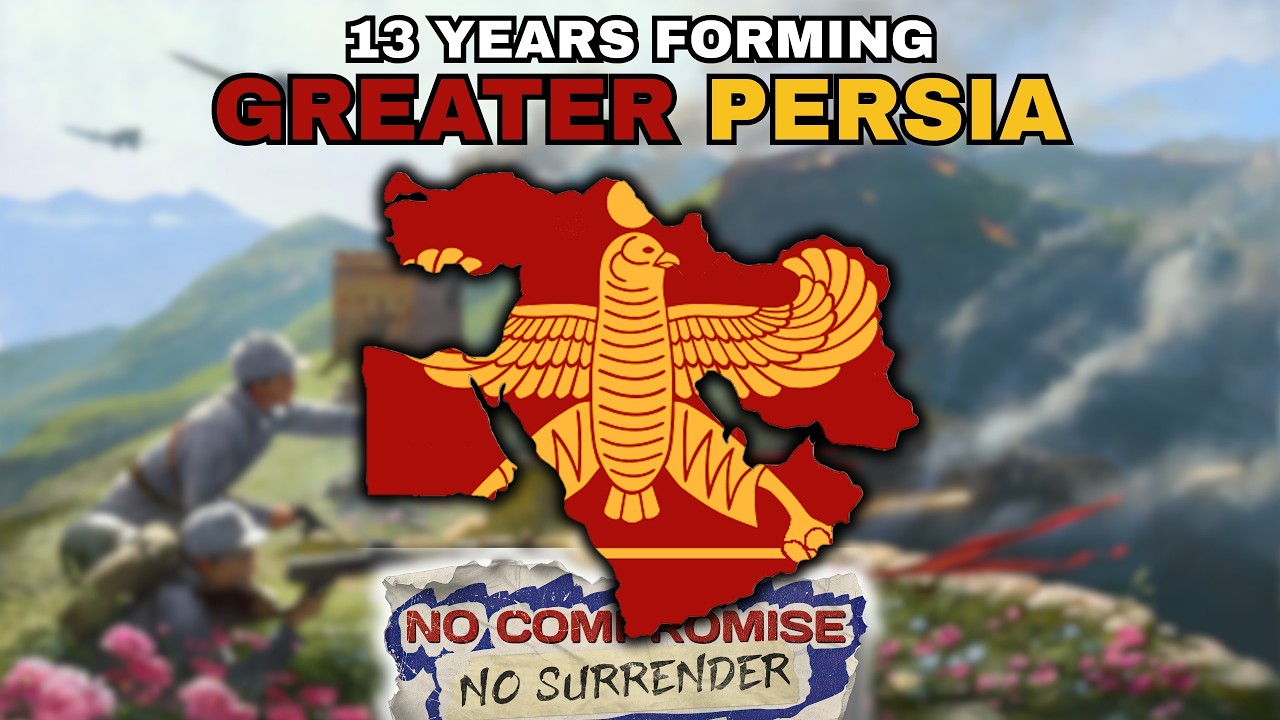 Я потратил 13 лет на создание Персидской империи в HOI4.