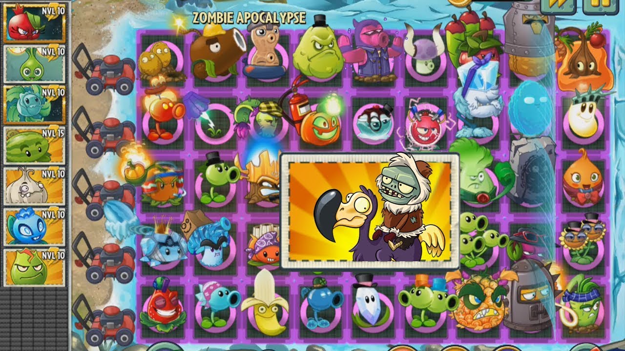 Plants vs Zombies 2 - 1000 Zombies Dodo vs Todas las Plantas
