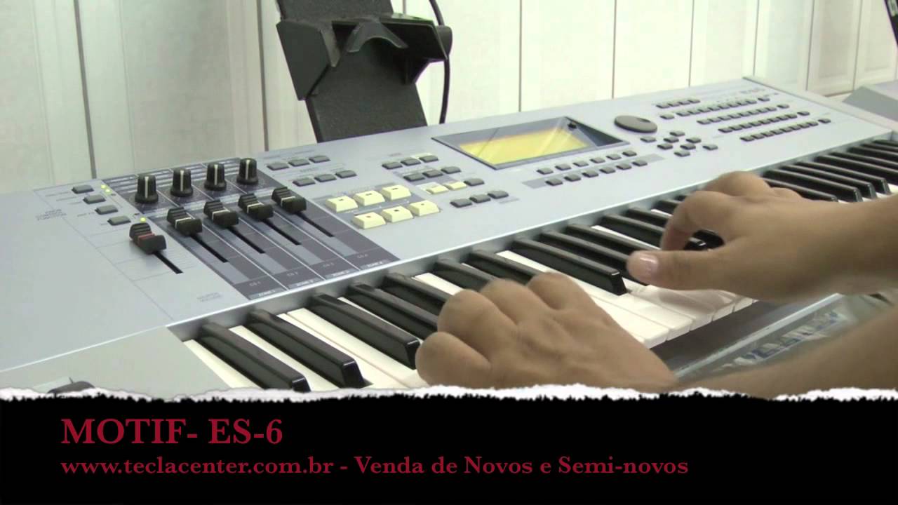 YAMAHA MOTIF ES-6 DEMO NA TECLACENTER
